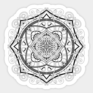 Mandala Motif Sticker